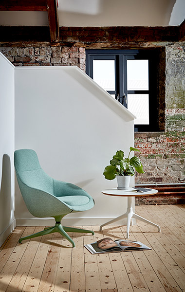 Always lounge chair in waiting area