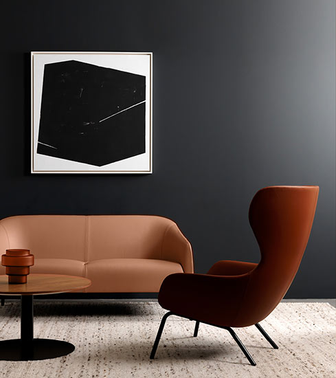 Amelia wing back chair