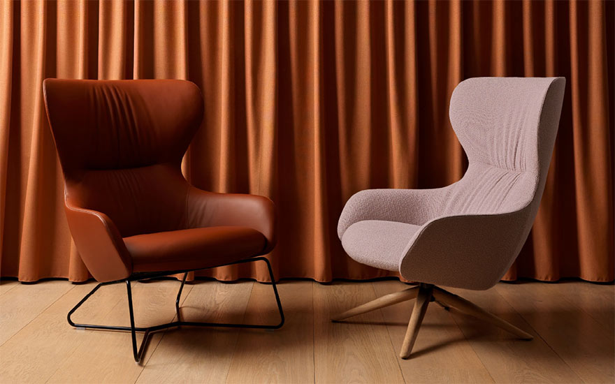 Amelia wing back chair