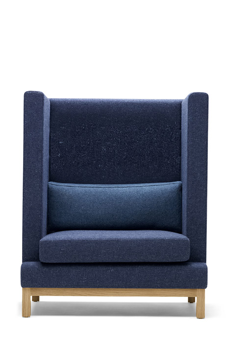 Arthur high back armchair