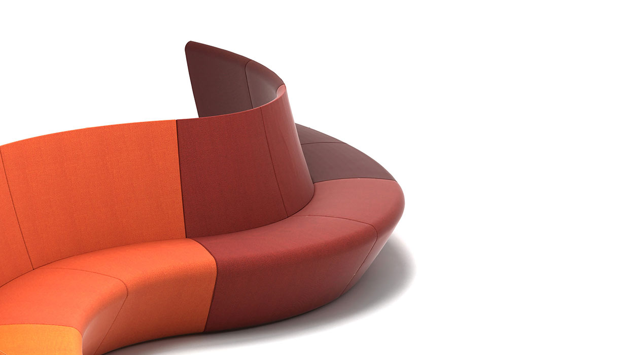 Atom curved seat