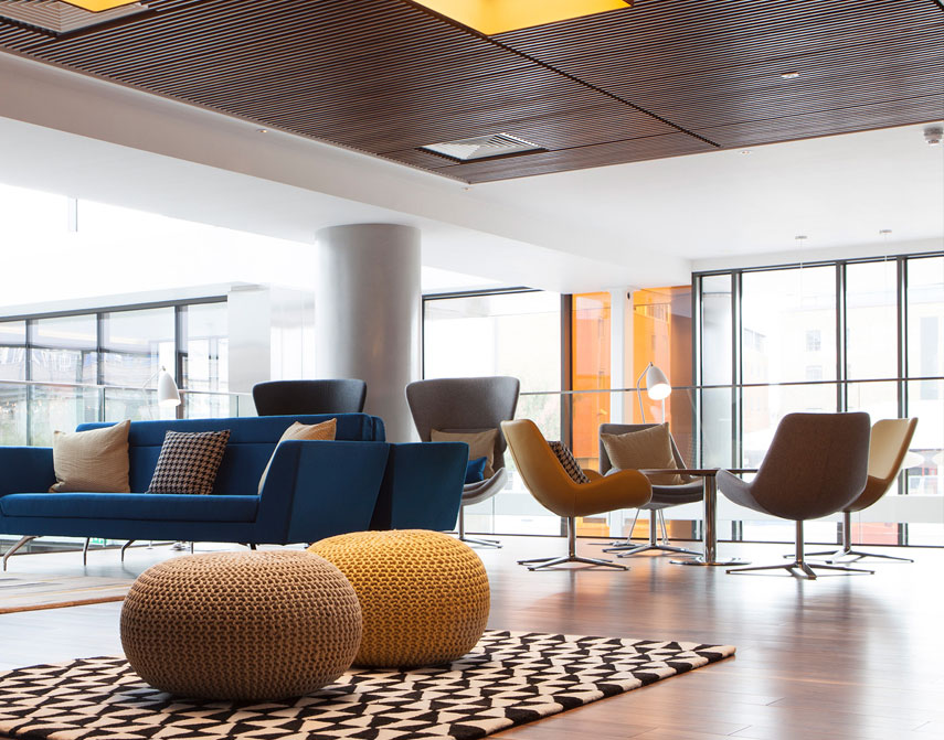 High backed lounge chairs