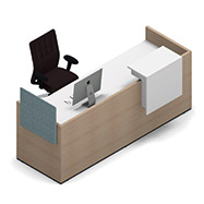 Small reception desk