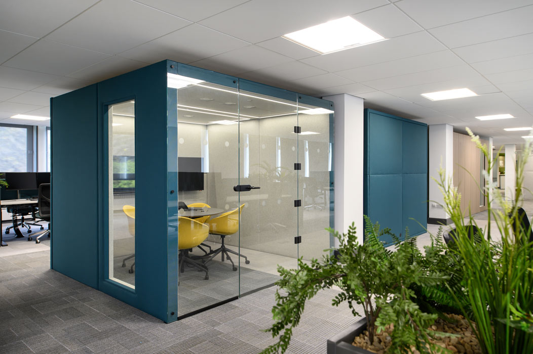 Bob Rooms office pod.