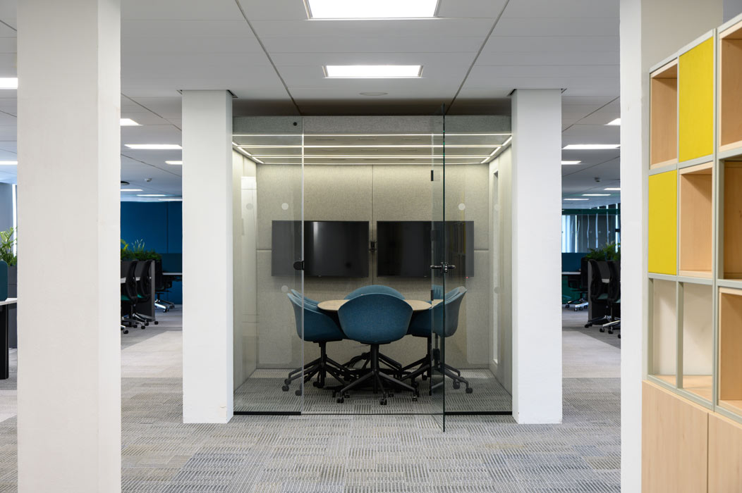 Bob Rooms office pod.