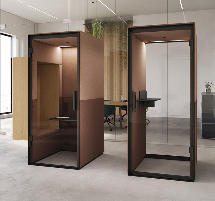 Dual Boston phone booth