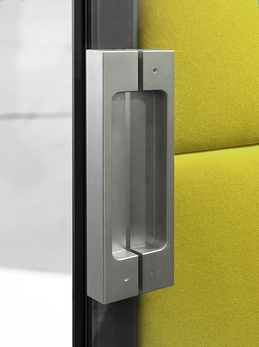 Boston phone booth door handle