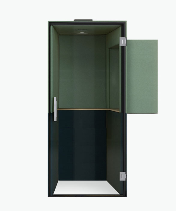 Boston phone booth with side box