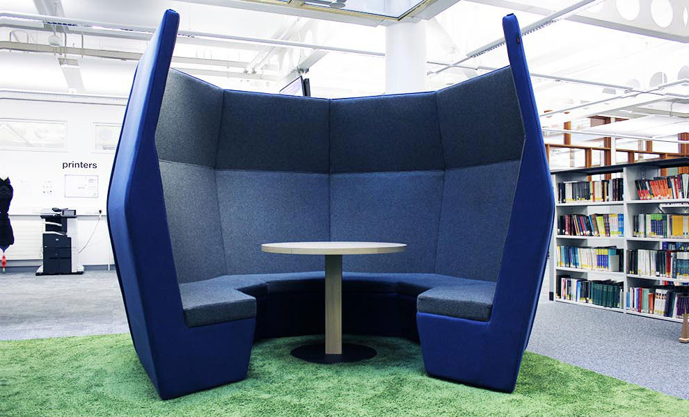 Office study Cave in library 