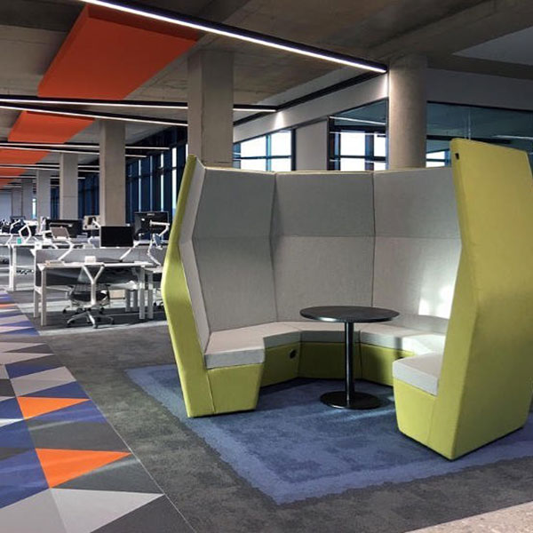 Quiet space in open plan office 