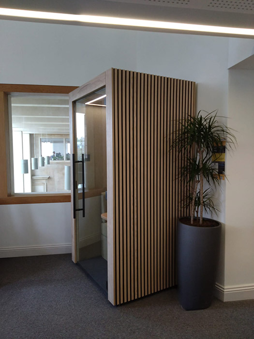 Clara wood panel Pod.