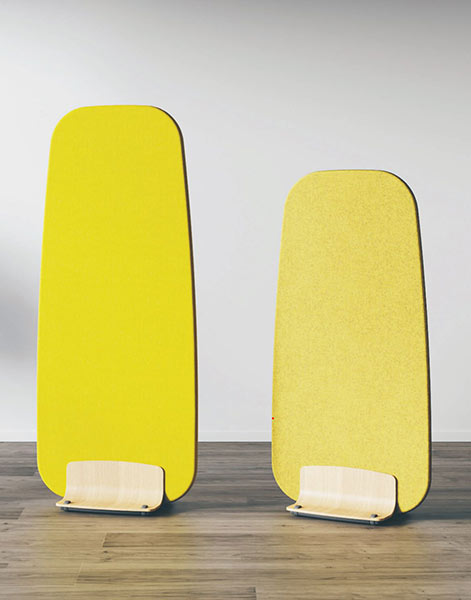 Contour mobile office screen