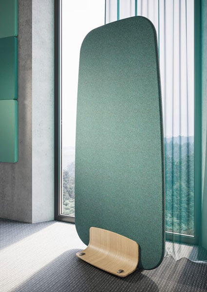 Contour mobile office screen