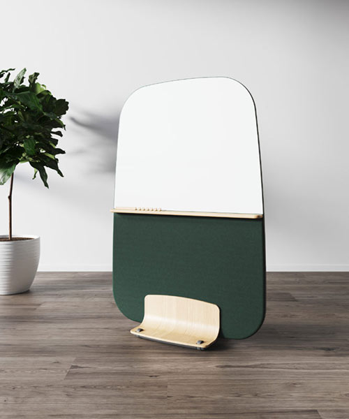 Contour mobile office screen