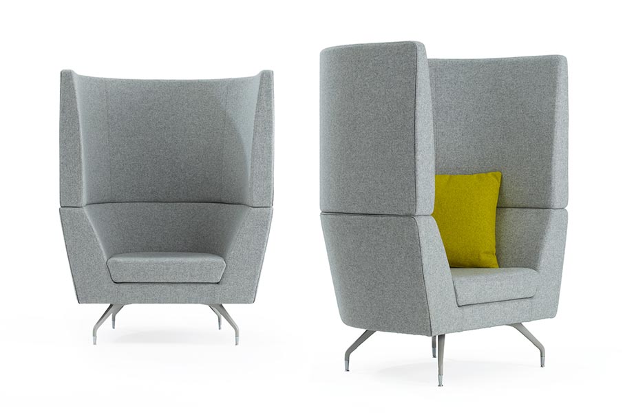 Cwtch high back single chair