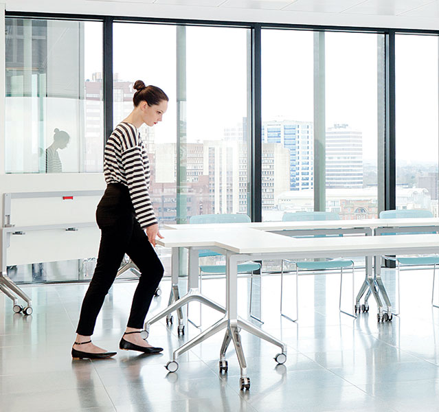 Deploy conference tables