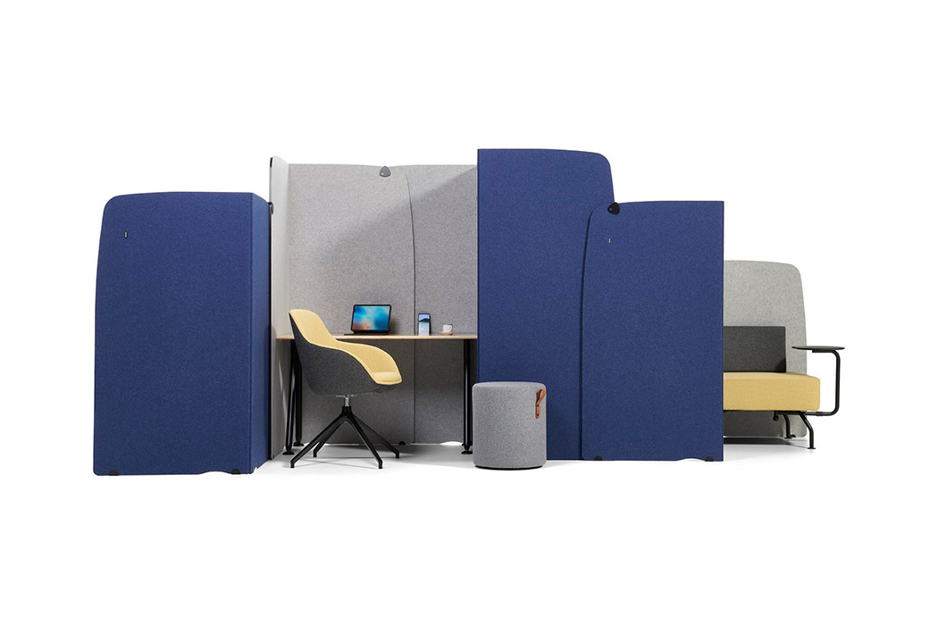 Enclave folding office screen