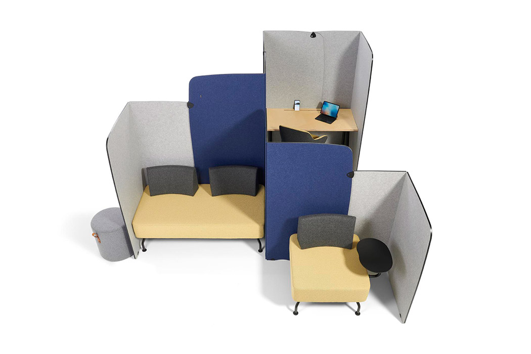 Enclave folding office screen