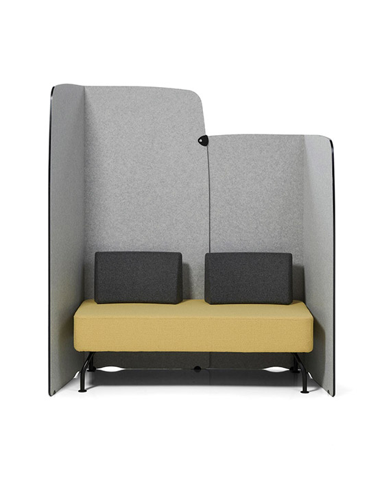 Enclave folding office screen