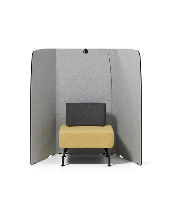 Enclave folding office screen
