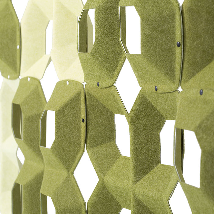 Formo acoustic curtain compressed PET felt