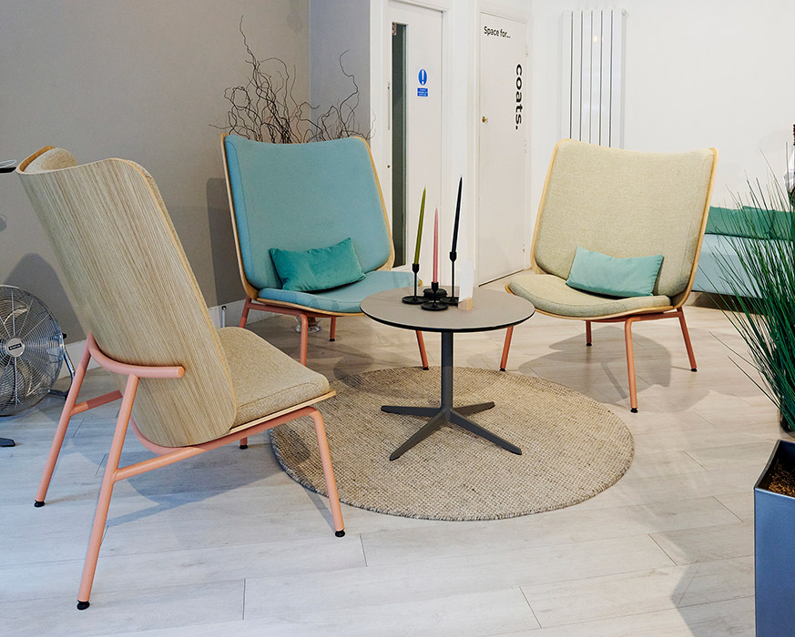 FourAll highbacked chairs