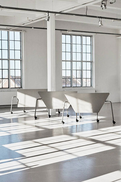 Four Fold trapezoidal tables