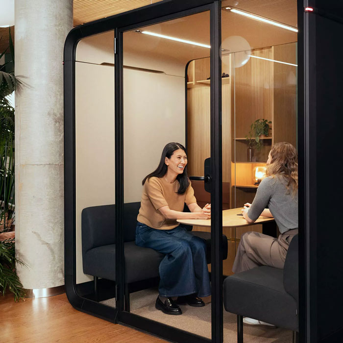 Framery Four Pod with Framery One phone pod