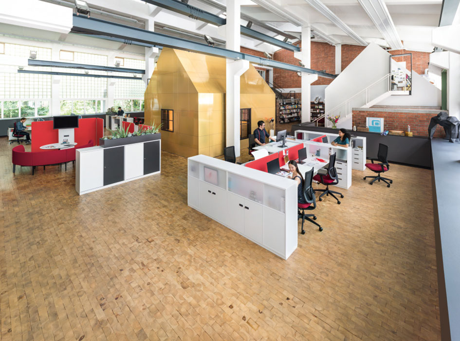 Desk end storage units