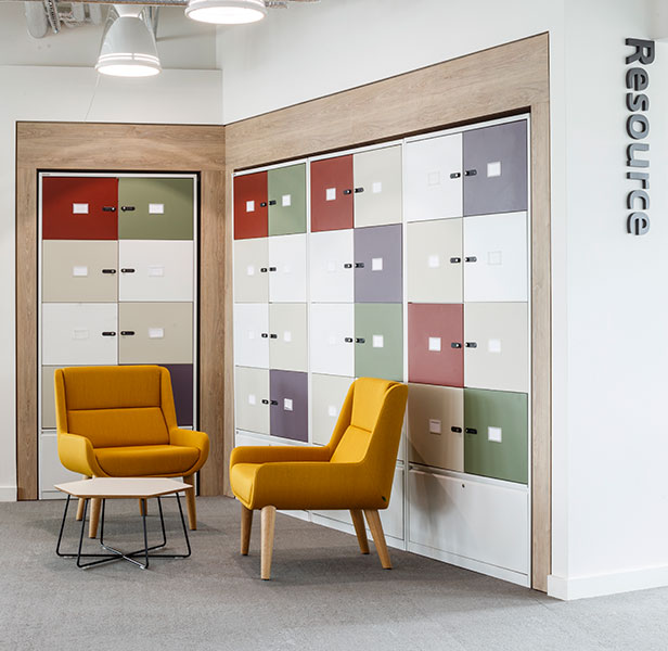 Hush armchairs in yellow