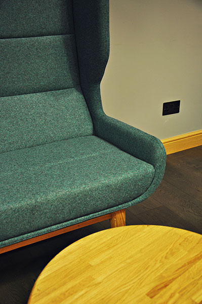 Hush high back detail