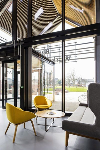 Hush sofa wing detail