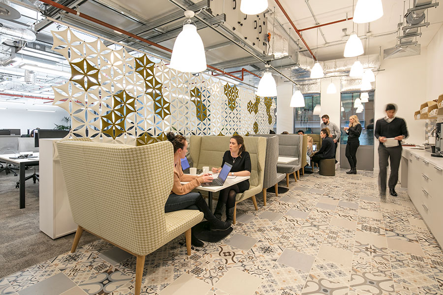 Hush meeting booth sofas