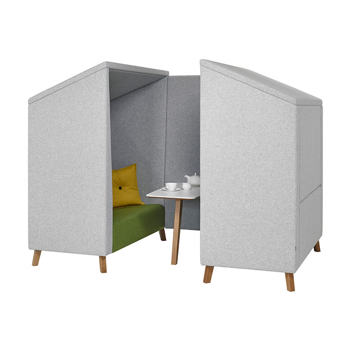 Jensen dual hooded sofa