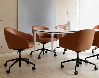 Trinetic meeting chairs