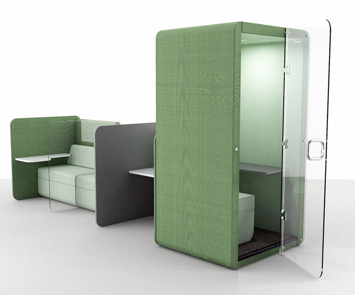 Penelope mini work booths.