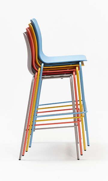 Polly stackable stools