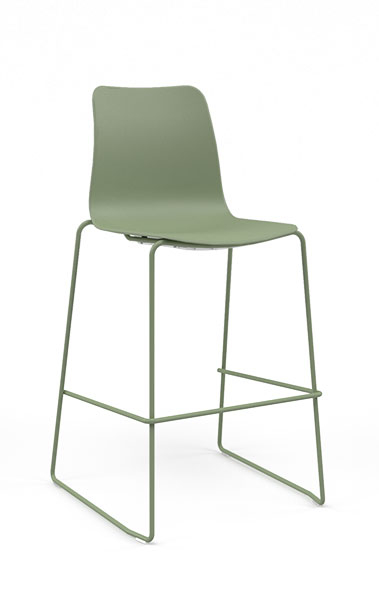 Polly sled base stool