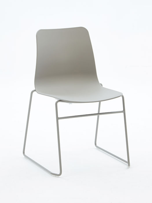 Polly sled base chair
