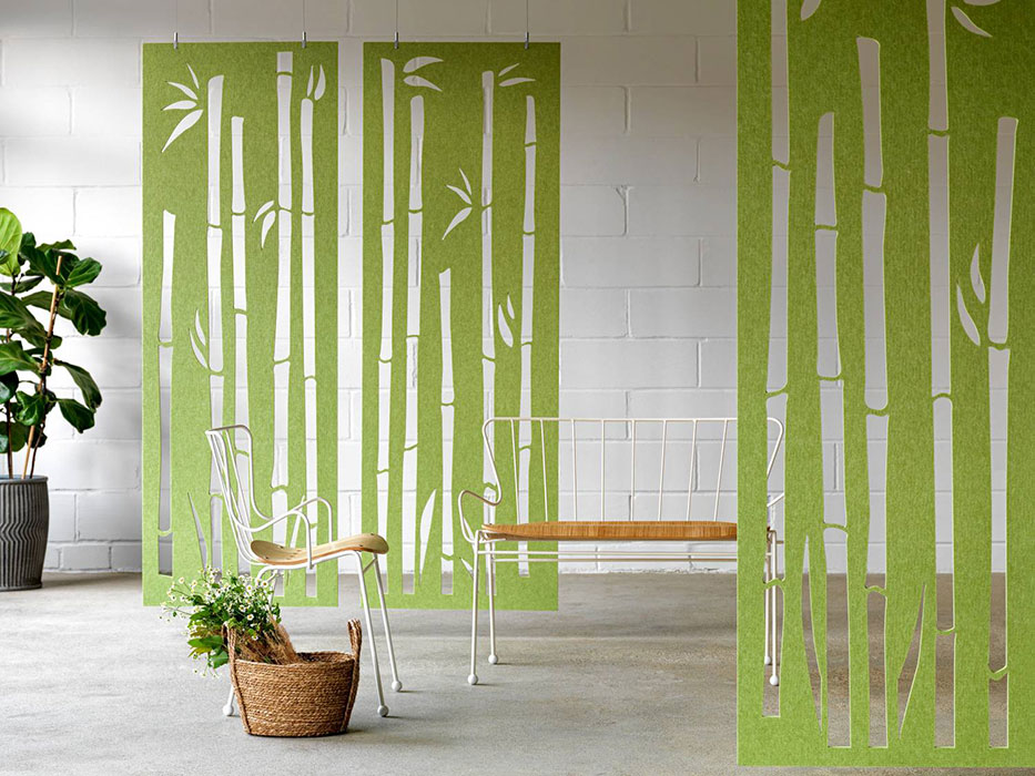 Bamboo green Puzzle baffles