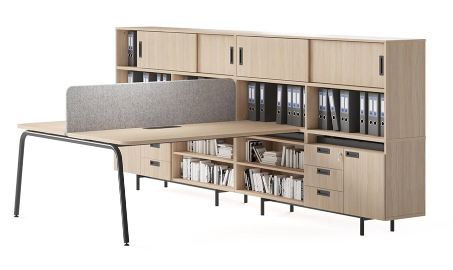 Round Office Desks with storage
