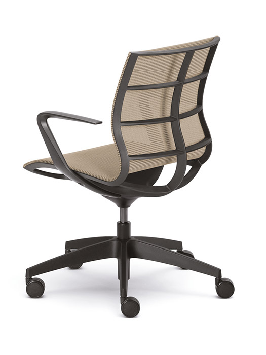 SE Joy black frame mesh chair