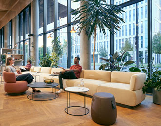 Acoustic sofa and armchair