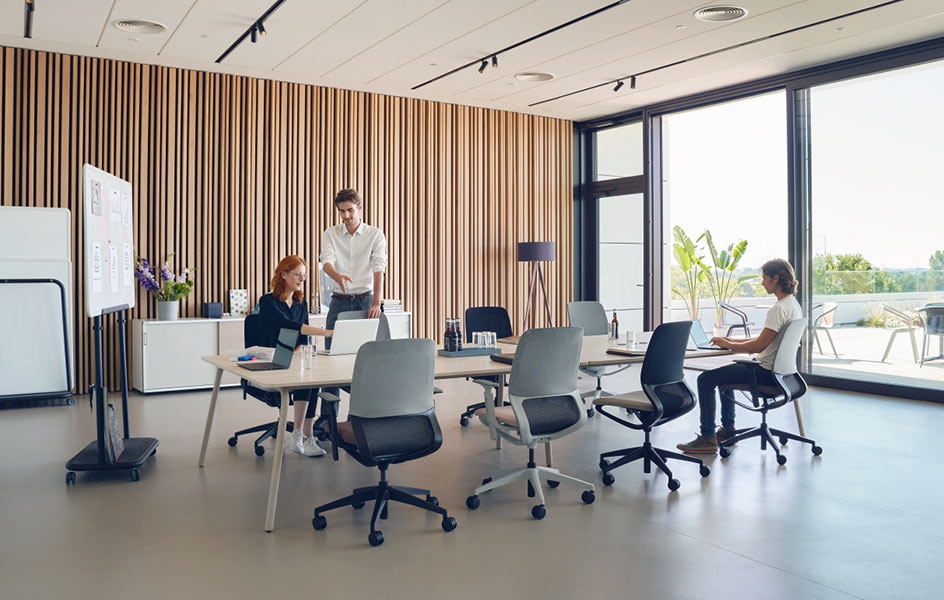 SE Motion Net chairs in training room