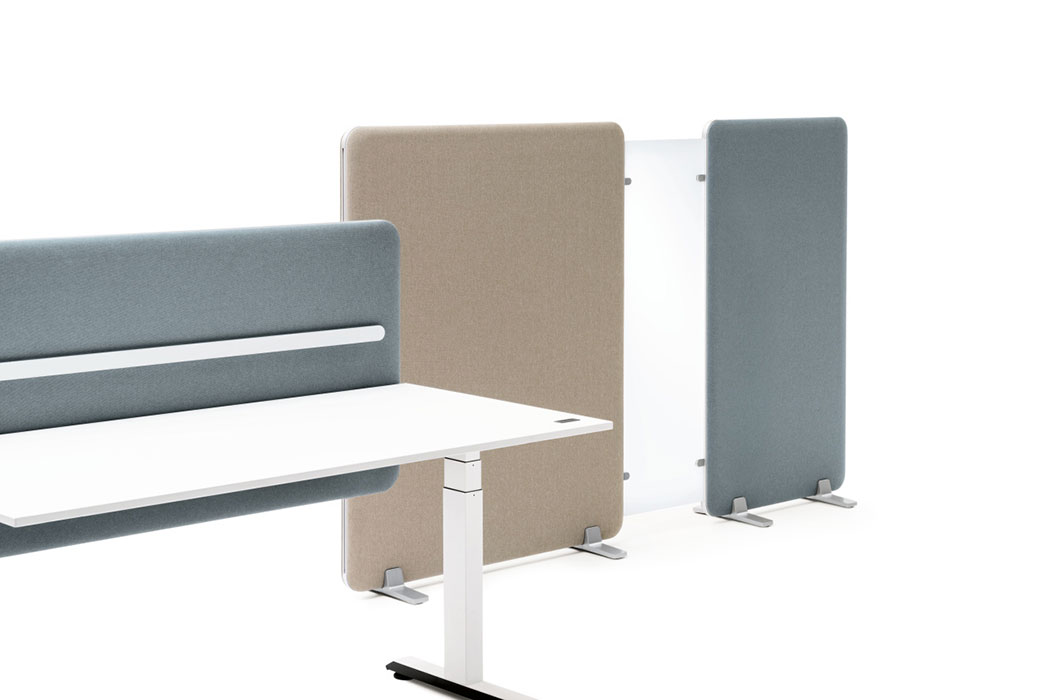 Se Wall desk and floor standing office partitions