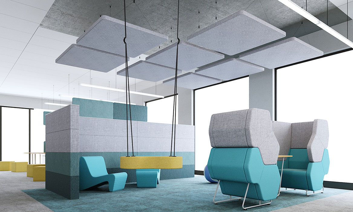Sileo acoustic ceiling canopy