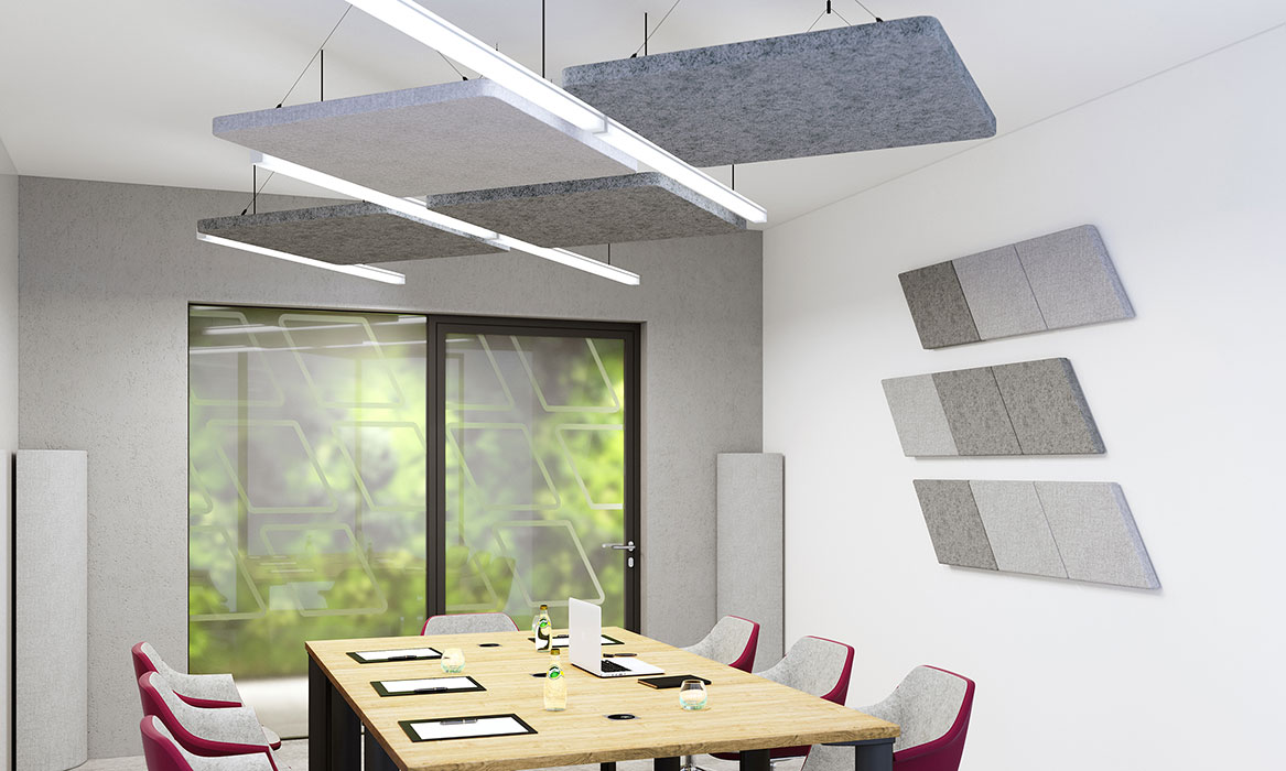 Sileo acoustic suspended canopy