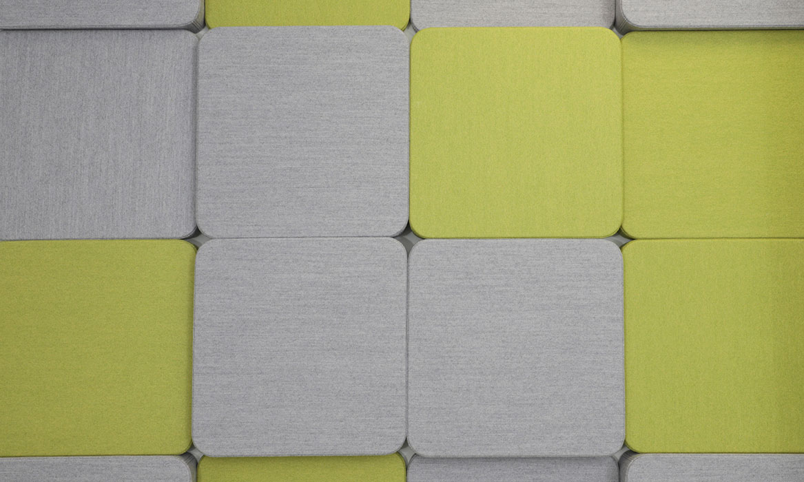 Sileo upholstered panels