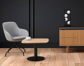 High and low backed lounge chairs