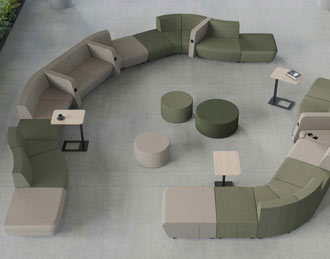 Soft Rock breakout island sofa